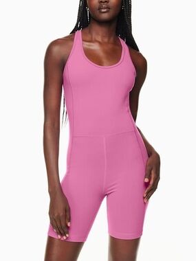 Aritzia TNA Action Surge Romper Pink Activewear Size XS
